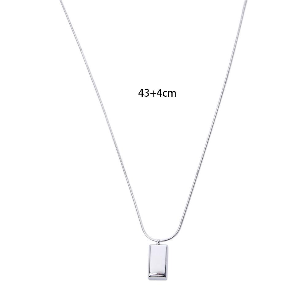 Steine Damen Boyfriend Geschenk Herren Halskette Koreanischer Stil Halskette Schlüsselbeinkette Geometrische Halskette