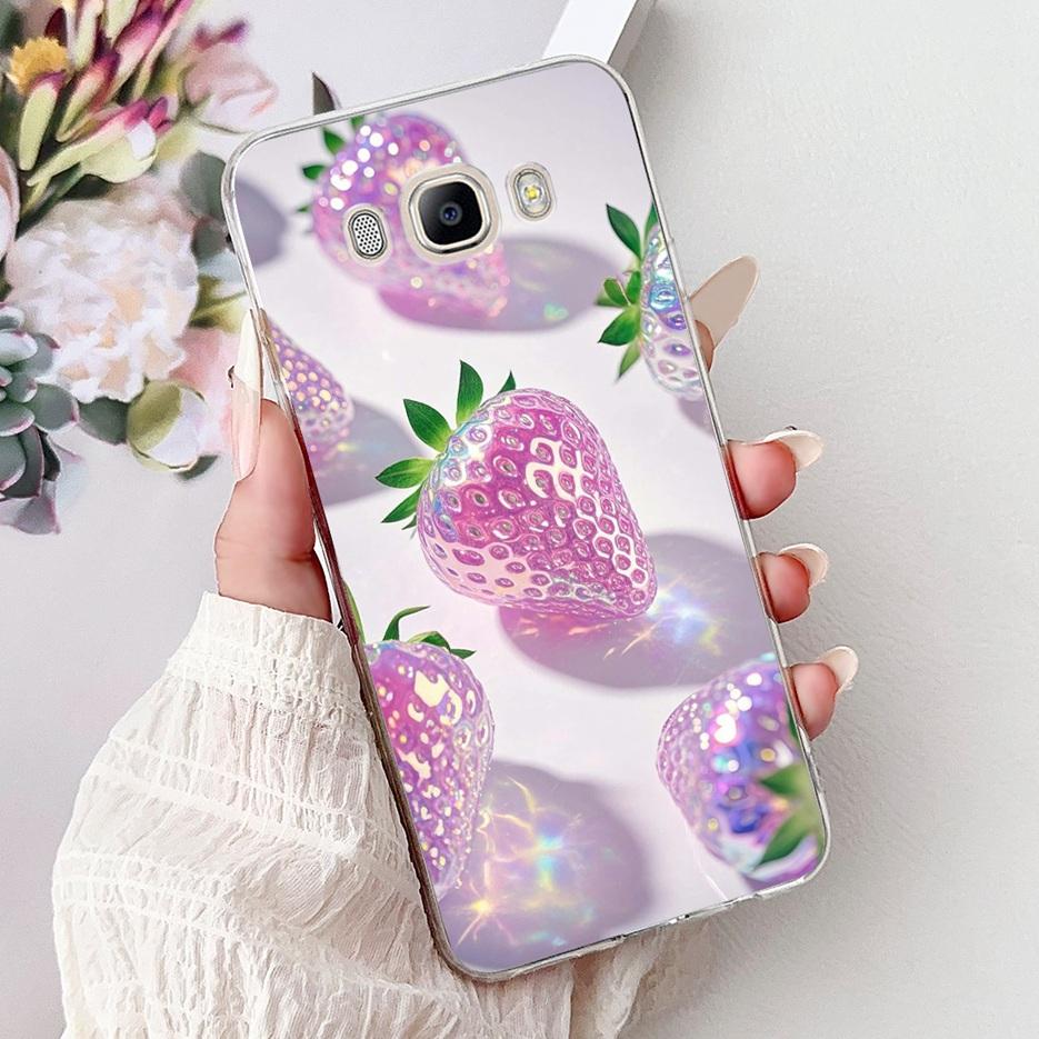For Samsung Galaxy J3 J5 J7 2016 Case J320F J510F J710F New Luxury Painted Cover Soft Slim Phone Case For Samsung J7 2016 Fundas