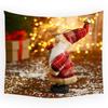 Cartoon Santa Claus Christmas Decoration Printing Pattern Tapestry Home Bedroom Living Room Wall Decoration Tapestry