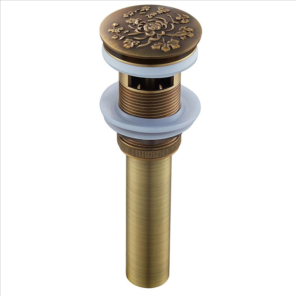 Basin Faucets Antique Brass Faucets Basin Carving Taps Rotation Single Handle Taps Mixers Bathroom Vessel Sink Faucet