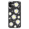 For iPhone 17 Case White Daisy Pattern Printing Straight Edge TPU Phone Back Cover