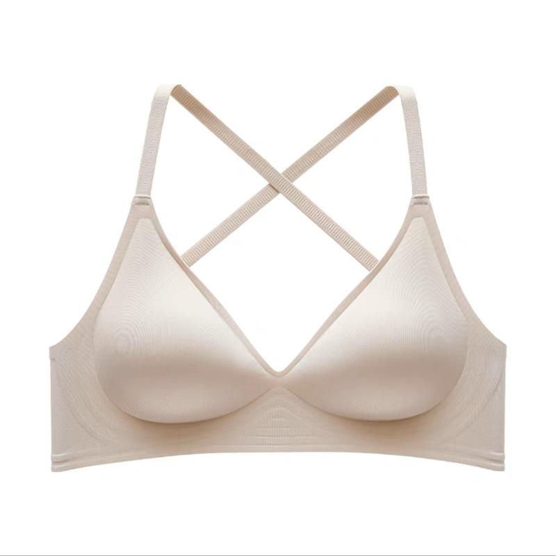 Comic chest small chest big seamless bra sexy bra summer beauty back expansion neck underwear