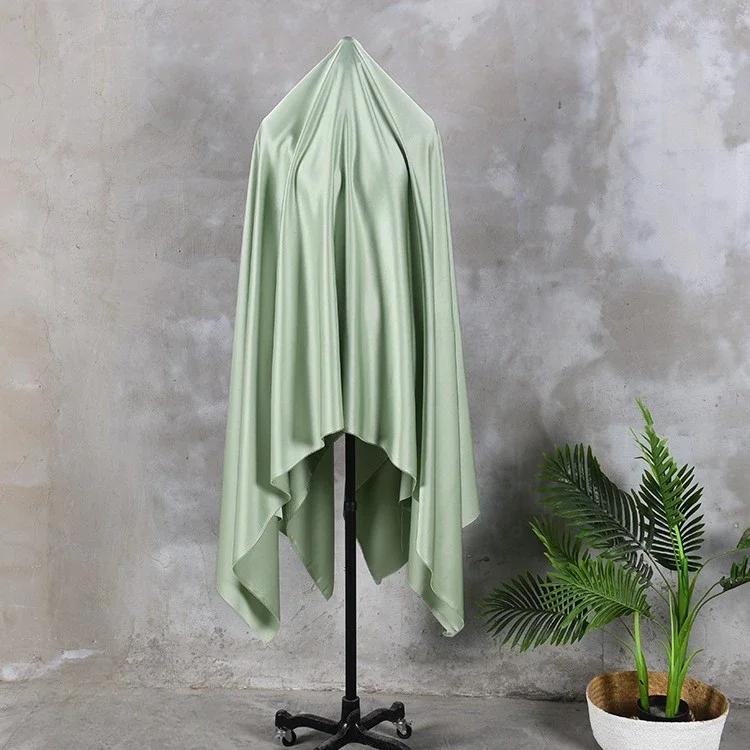 100x150cm Acetate Satin Fabric Double-sided Solid Color Glossy Smooth Skirt Strap Imitation Silk Cloth Apparel for Diy Sewing