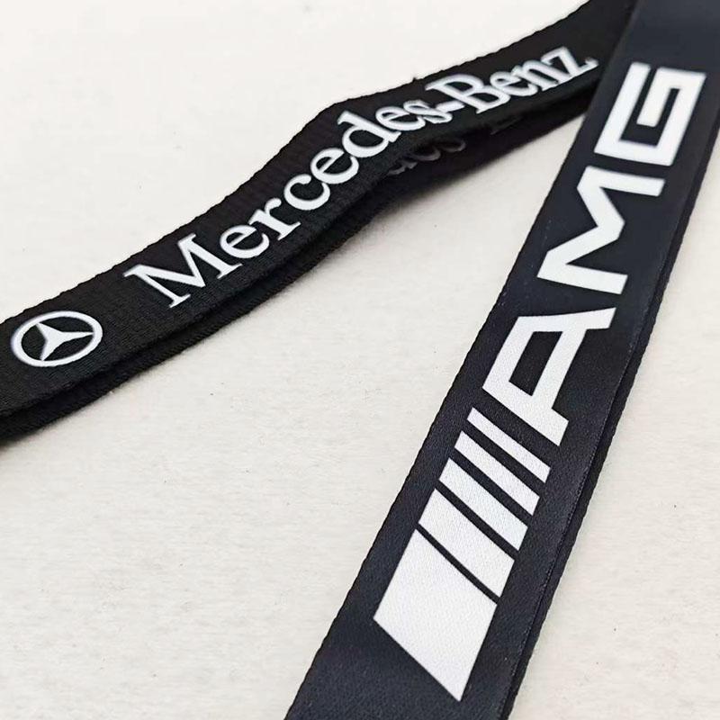 AAM1 Luxury Lanyard Keychain For Mercedes-Benz AMG W203 W204 W205 W212 W213 W221 W222 W223 W176 W177 B C E CLA GLA GLC CLE GLS Class