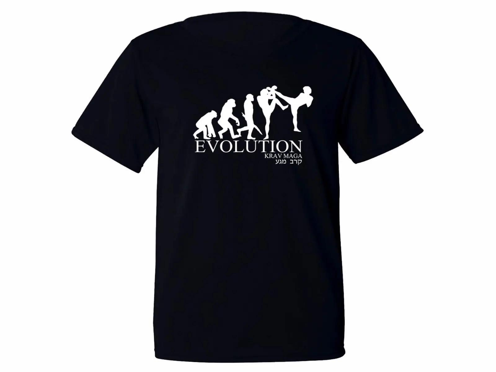 Funny Krav Maga Combat Evolution TShirt 100 Cotton ONeck Summer Short Sleeve Casual Mens Tshirt Size S3XL S
