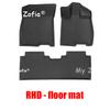 For GAC AION V 2024 2025 Car TPE Floor Mats Cargo Liners All Weather Floor Liners Trunk Mat TPE Heavy Duty Waterproof Pad