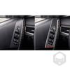 Für BMW 5 Series E60 2004-2007 Carbon Fiber Fensterheber Schalter Taste Trim Abdeckung Auto Innenräume Zubehör Dekoration