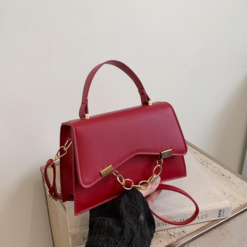 Premium temperament handbag 2025 spring new niche design versatile ins messenger bag small square bag women's bag