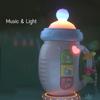 Baby Bottle Plush Silicone Shake Rattle Bed Bell Pacifier Can Bite Teething Early Education Lights Music Kids Toys Sleeping Tool