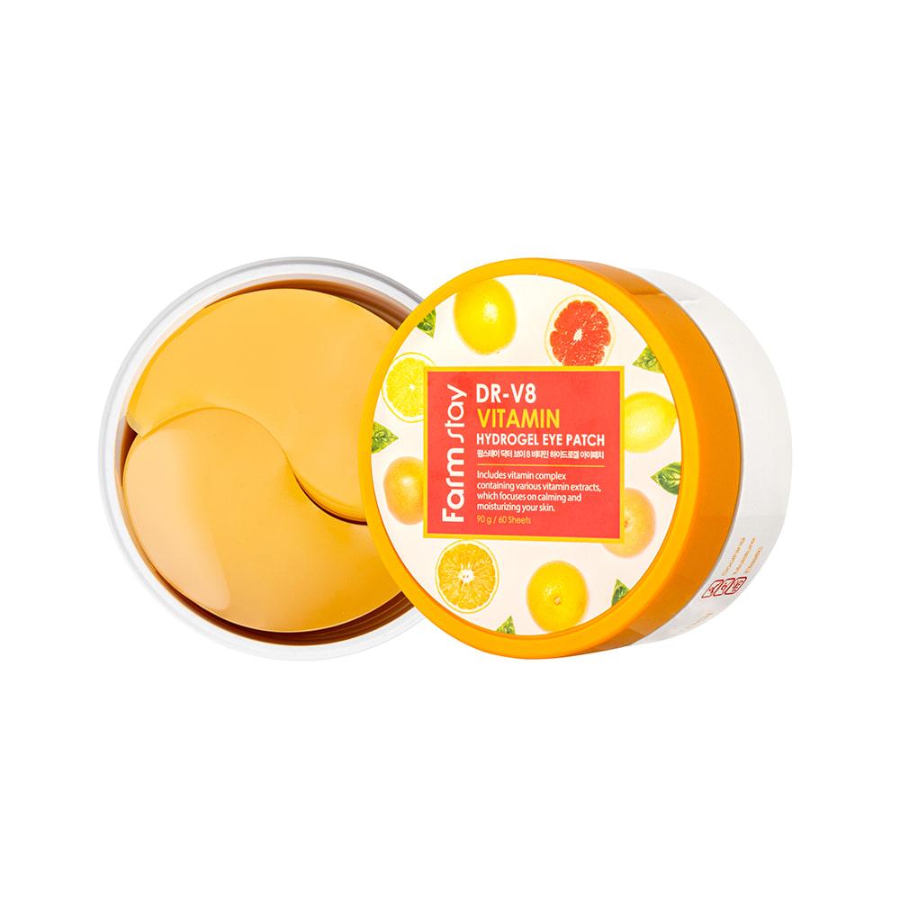 Farmstay DR-V8 VITAMIN HYDROGEL EYE PATCH