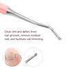 Nail Enhancement Dead Skin Remover Push Scissors, Stainless Steel Cuticle Pusher Nippers Ingrown Corrector Tool Manicure Pedicure Care Kit