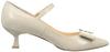 JILL STUART SHOE Women's Ribbon Motif One-Strap Pumps, Size 6493, LBG Glass, 23.0 Cm, E