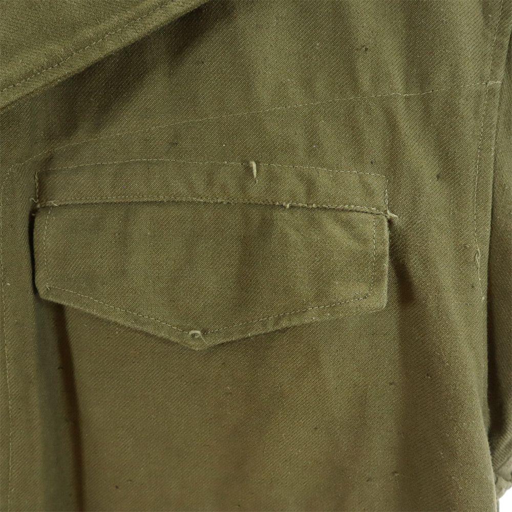 FRENCH ARMY 40s M47 1st Cotton Twill Military jacket khaki Men's Used