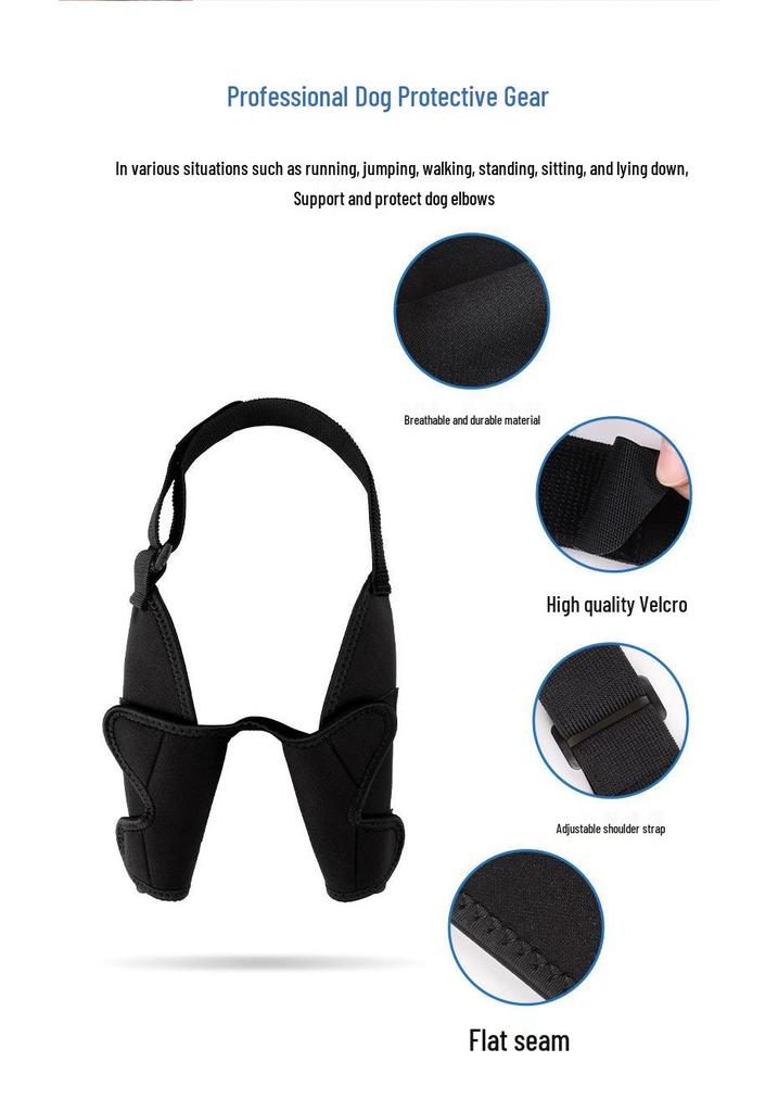 Nueva rodillera para perro: Vendaje para Pierna de Protección Articular para Alivio Quirúrgico