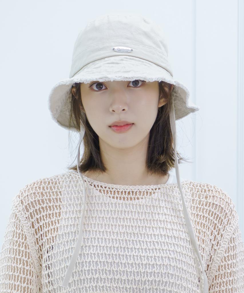 Sodamon Mimin Swood Fringe Bucket Hat 4 Colors