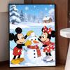 Disney Diamond Art Painting Kit 5D Diamond Snowman Painting Dot Art Gemstone Crystal Paint Diamond Home Wall Decor