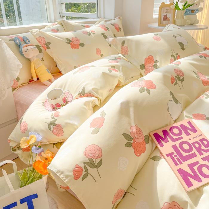 Nantong Aloe Vera Cotton Student Dormitory Summer Bedding Set