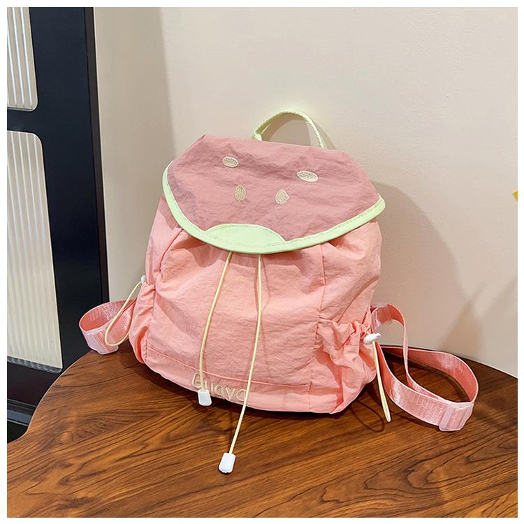 Schoolbag New Summer Dopamine Contrast Mini Backpack Girls Junior High School Cute Small School Bag Girls Small Backpack