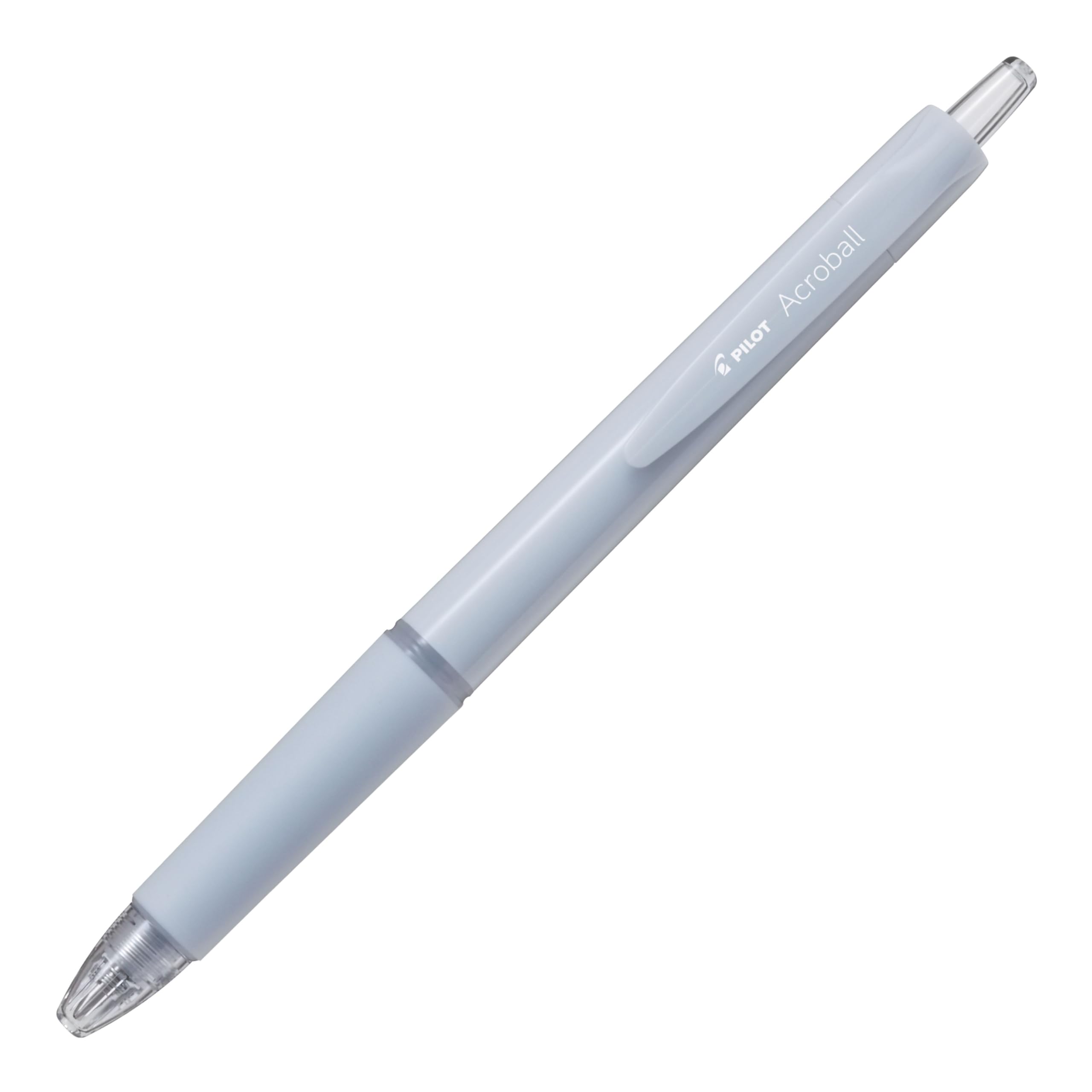 PILOT Acroball Ballpoint 10 Pens 0.7mm Pen, Oil-Based, Blue-Gray/Black Ink, (10BAB17LGYB)