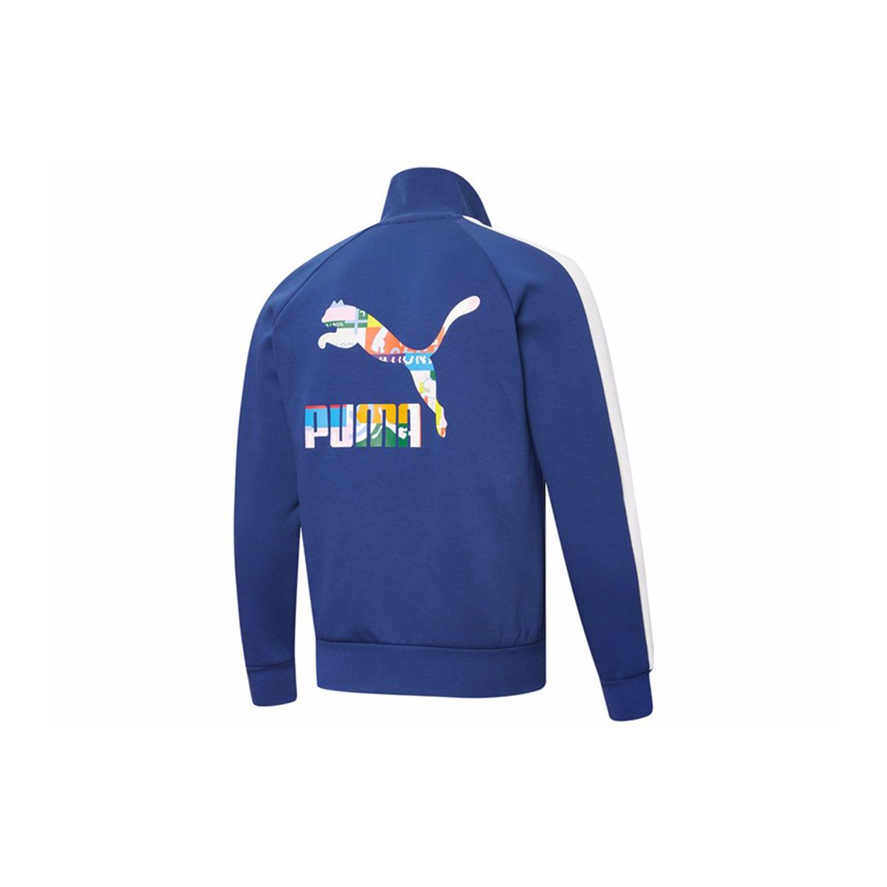 

PUMA Casual Sports Knit Jacket Men Jackets Blue 531290-12 XS