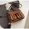 Women Bag PU Vintage Korean New High-Capacity Shoulder Bags Pures and Bags Crossbody Messenger Bag
