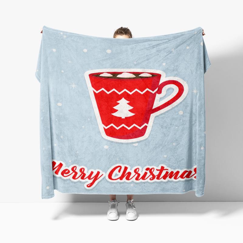 Wohndekoration Plüsch Überwurf Sofadecke Tagesdecke Bett flauschig weiche Decken Dekor Plaid Modern Halloween Frohe Weihnachten Winter