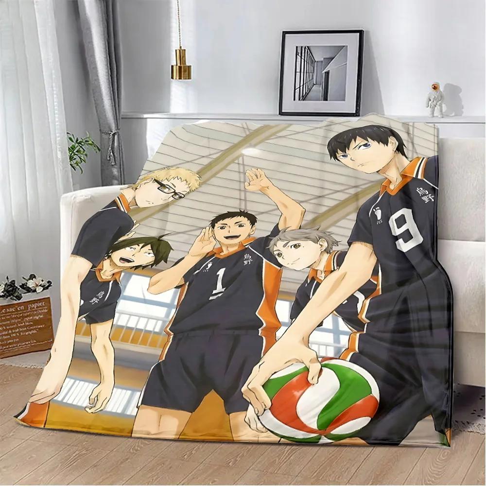 Japan Anime Haikyuu Printed Blanket Picnic Blankets Warm Blanket Soft and Comfortable Blanket Home Travel Birthday Gift