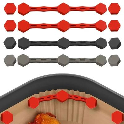 1Pcs Air Fryer Magnet Clip Silicone Easy Clean Fixation Device Magnetic Buckle Removable High Temp Reusable Safe Material