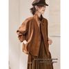Mohan Yimei Women's Retro Faux Suede Short Jacket