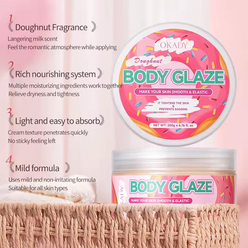 Okady Fragola 200G Grande Capacità Fragranza Duratura Lozione Corpo Crema Cura Pelle Smalto Corpo