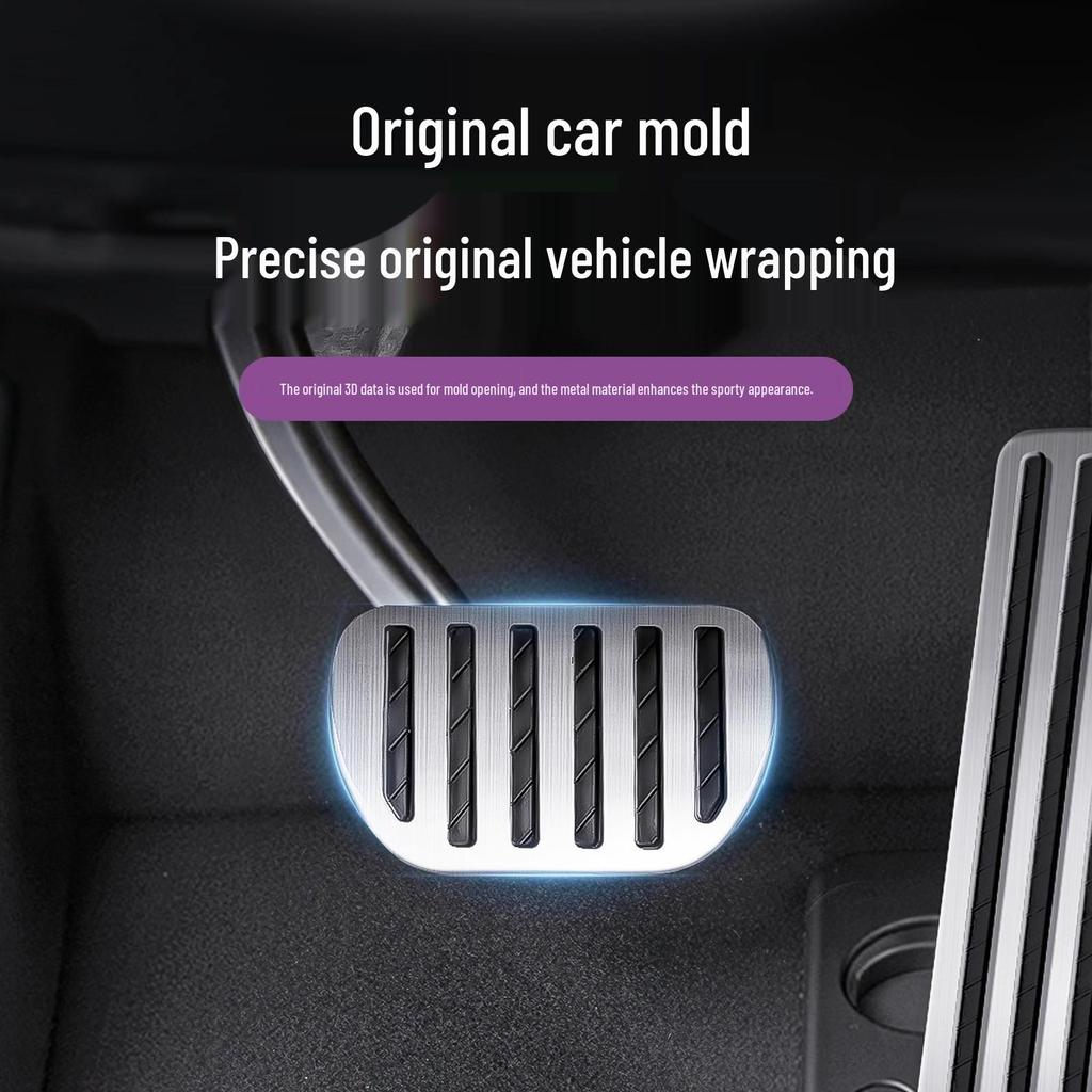 Aluminum Alloy Wear-Resistant Pedal Cover for Xiaomi SU7/YU7 Accelerator and Brake Modification