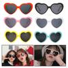 Effect Glasses Heart Sunglasses Beautiful Shaped UV400 for Party Festival Rave