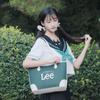 New Lee Denim With PU Synthetic Leather Shoulder Bag Regular Women's Jasper LE240101M-408