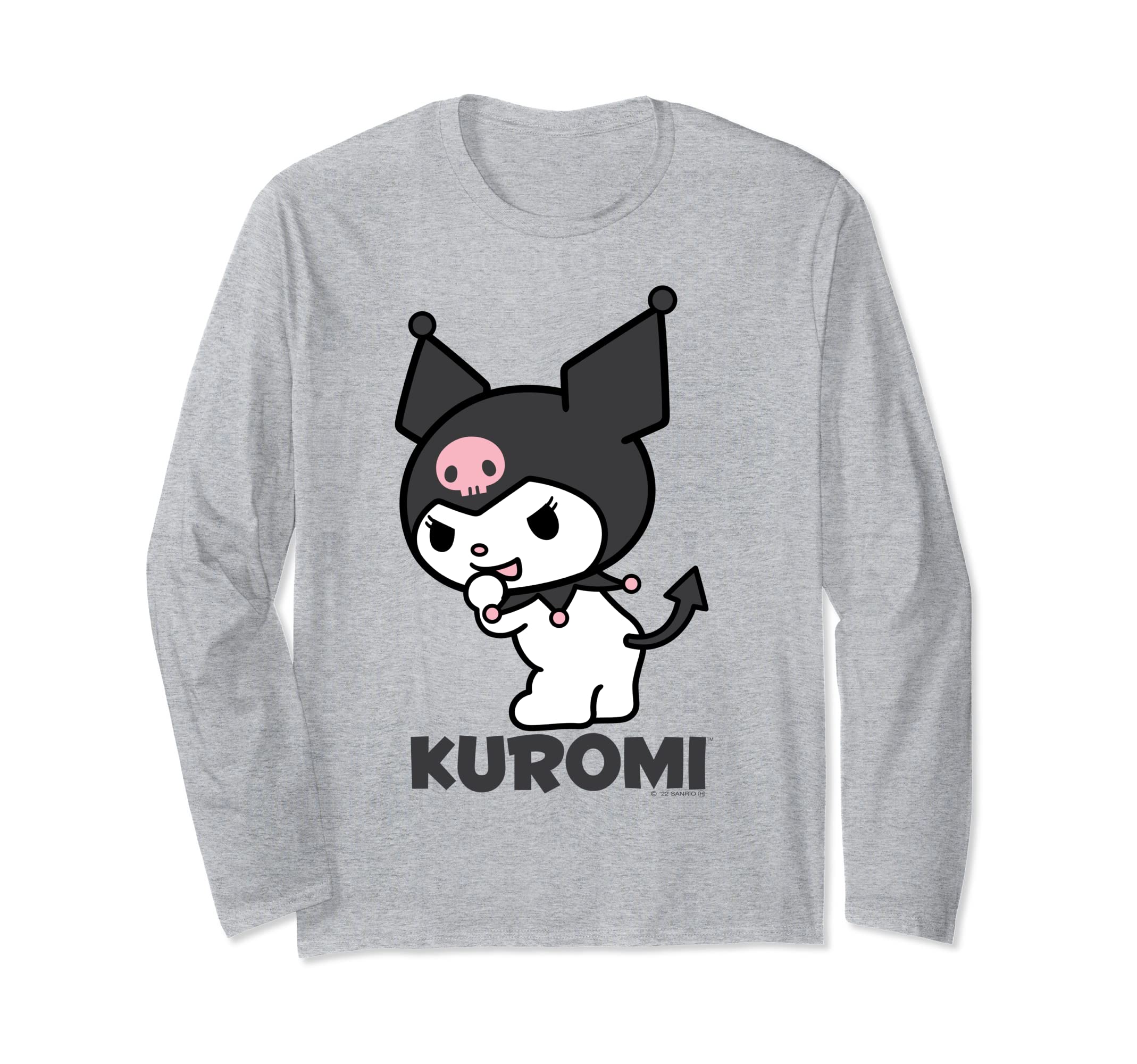 Футболка с длинными рукавами и шлепанцами от Kuromi US design