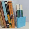 1 db könyv alakú könyvjelzőtartó és rendszerező - Hordozható többszínű tárolódoboz, Tartós asztali rendszerező otthoni irodába, Dekoratív kiegészítő