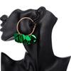 Sequin Flower Colorful Earrings In Alloy For Trendy And Creative Style