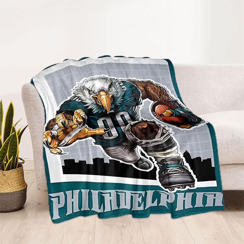 Eagle Sports Philadelphia Spirit Blankets are suitable for living rooms, bedrooms, camping, and other places, making them an ideal choice for gifts.