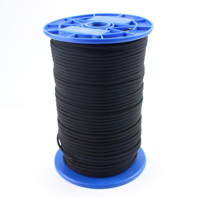 4mm 7-adriges 100m Paracord Outdoor Campingseil zum Binden & Armbandflechten, ohne Knoten