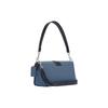 New COACH Georgie Leather Shoulder Bag Portable Crossbody Bag Shoulder Bag Women's Indigo CD322-SVUOI
