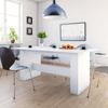 Day and Night - Day and Night Glossy White Engineered Wood Dining Table 180x90x76 Cm