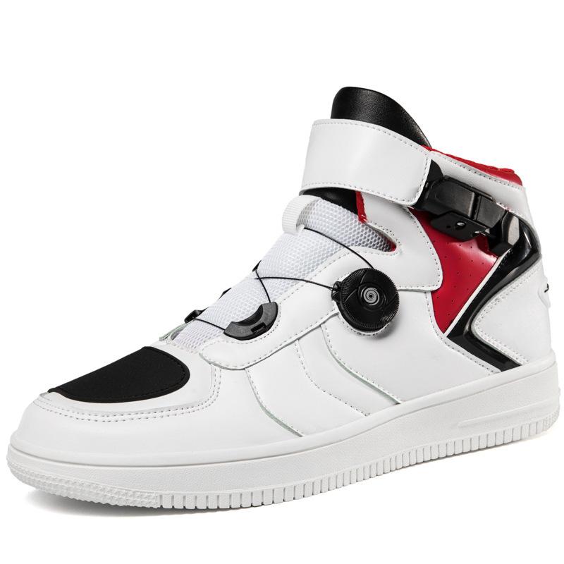 Motorcycle Shoes Motorcycle Riding Shoes Men's Knight Four Seasons Board Shoes Motorcycle Boots Racing Short Boots Four Seasons