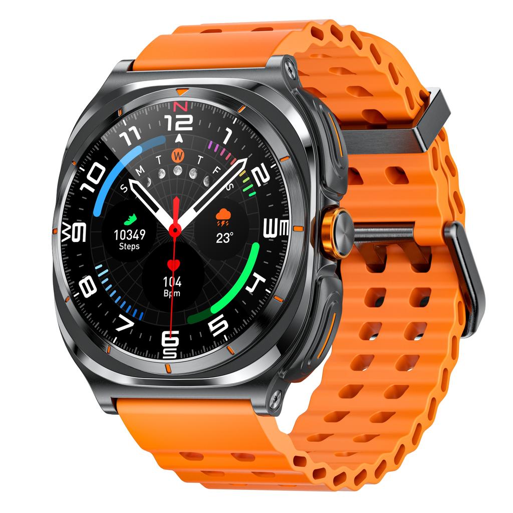 GT98 2 in 1 TWS Earphones 1.53 Inch HD Round Screen Waterproof Sport Smartwatch