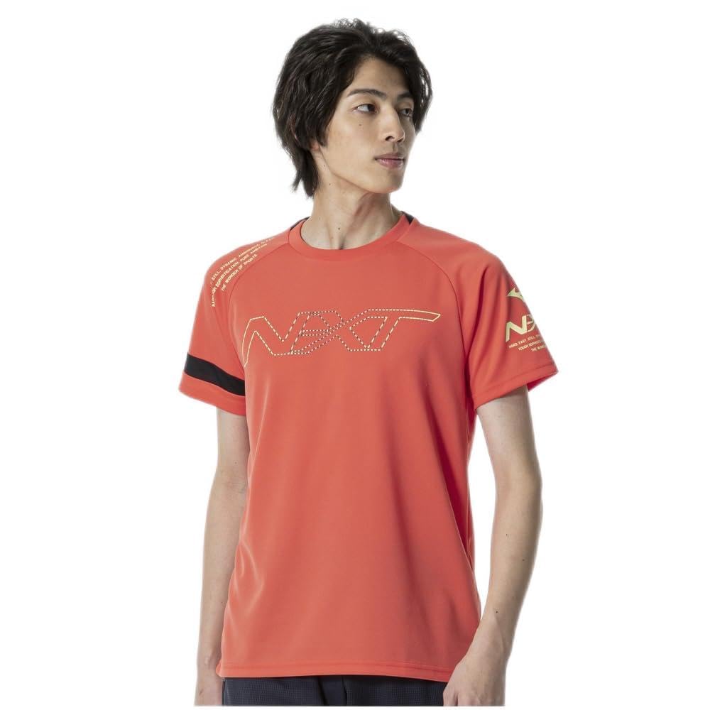 

Mizuno Training Short Sleeve and Heat Size S N-XT Wear, T-Shirt, Moisture-Wicking, Quick-Drying, Stain-Resistant, Antibacterial, Odor-Resistant,