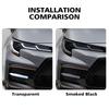 Anti-Scratch High-Gloss Car Headlight Protective Film Smoke Black Pre Cut For  GR Corolla Yaris Auto Vinyl Wrapping Film
