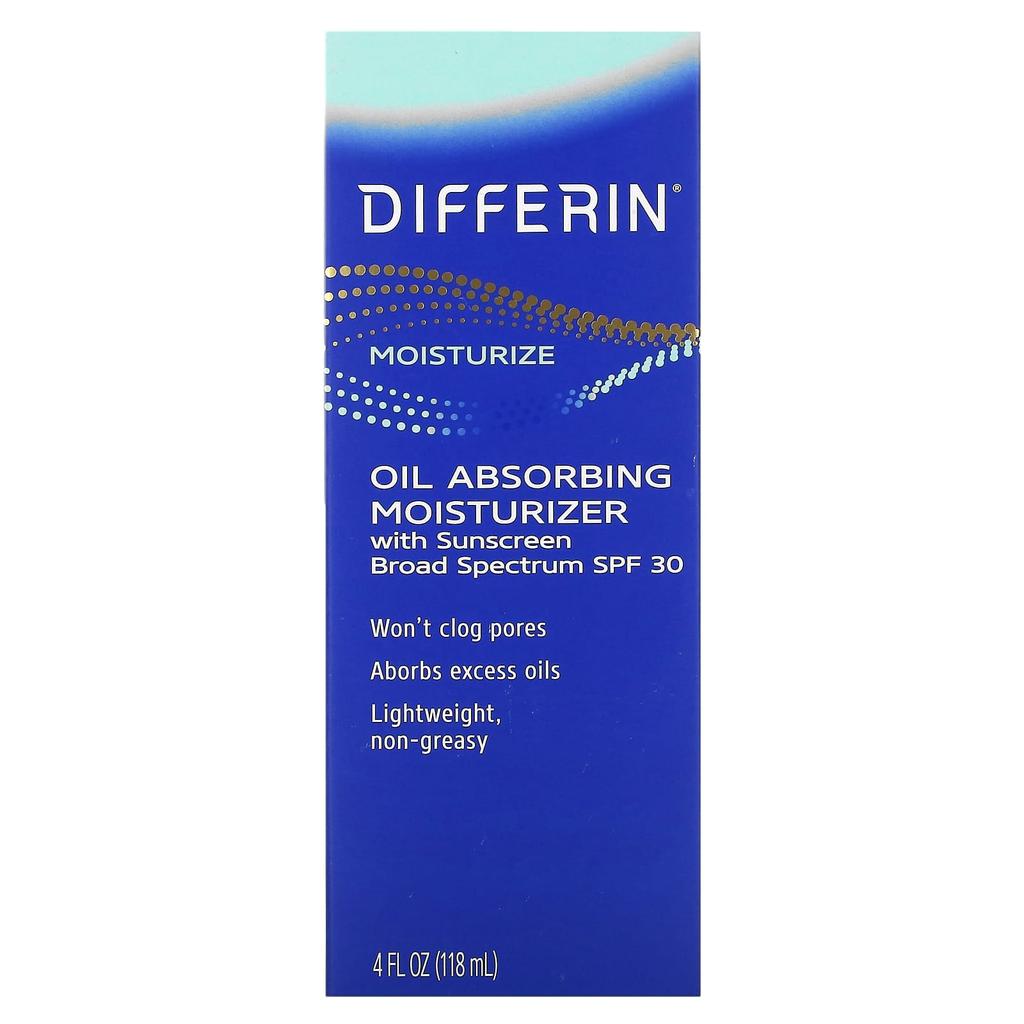 Oil-Absorbing Moisturizer with Sunscreen, Spf 30, 118 Ml (4 Fl Oz)