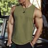 Men's Sleeveless Athletic Training Vest - Quick-Drying, Trendy Top for Fitness, Basketball, Running, and Hurdles