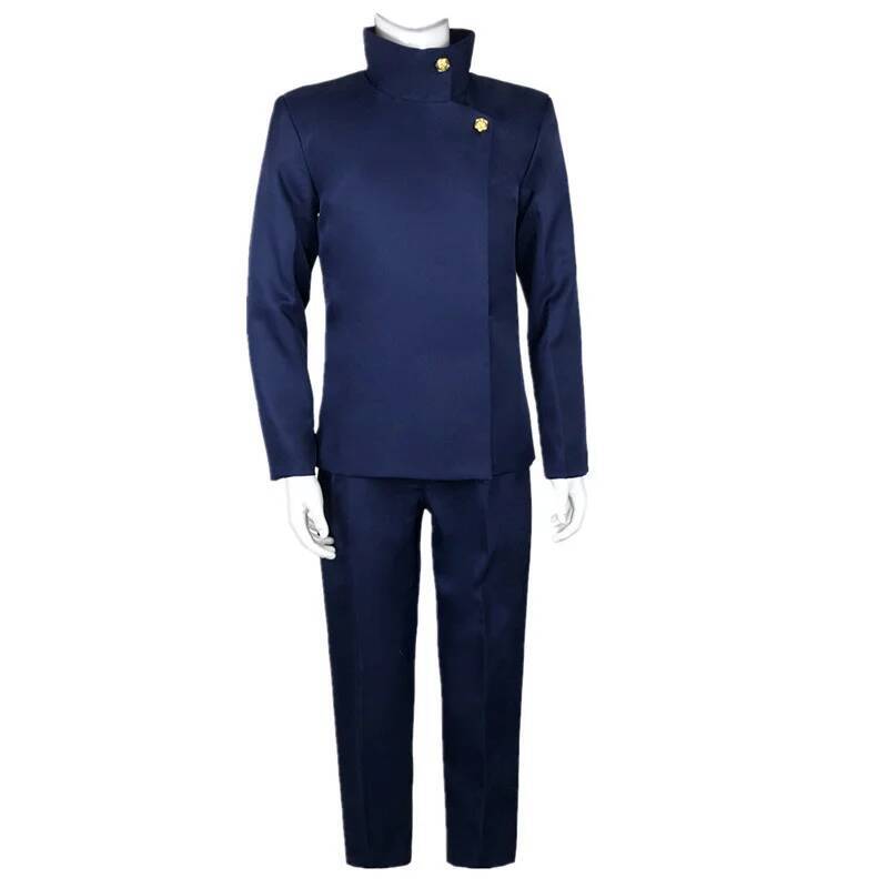 Jujutsu Kaisen Anime Fushiguro Megumi Costumi Cosplay Top Pantaloni Set Uniforme per Festa di Halloween