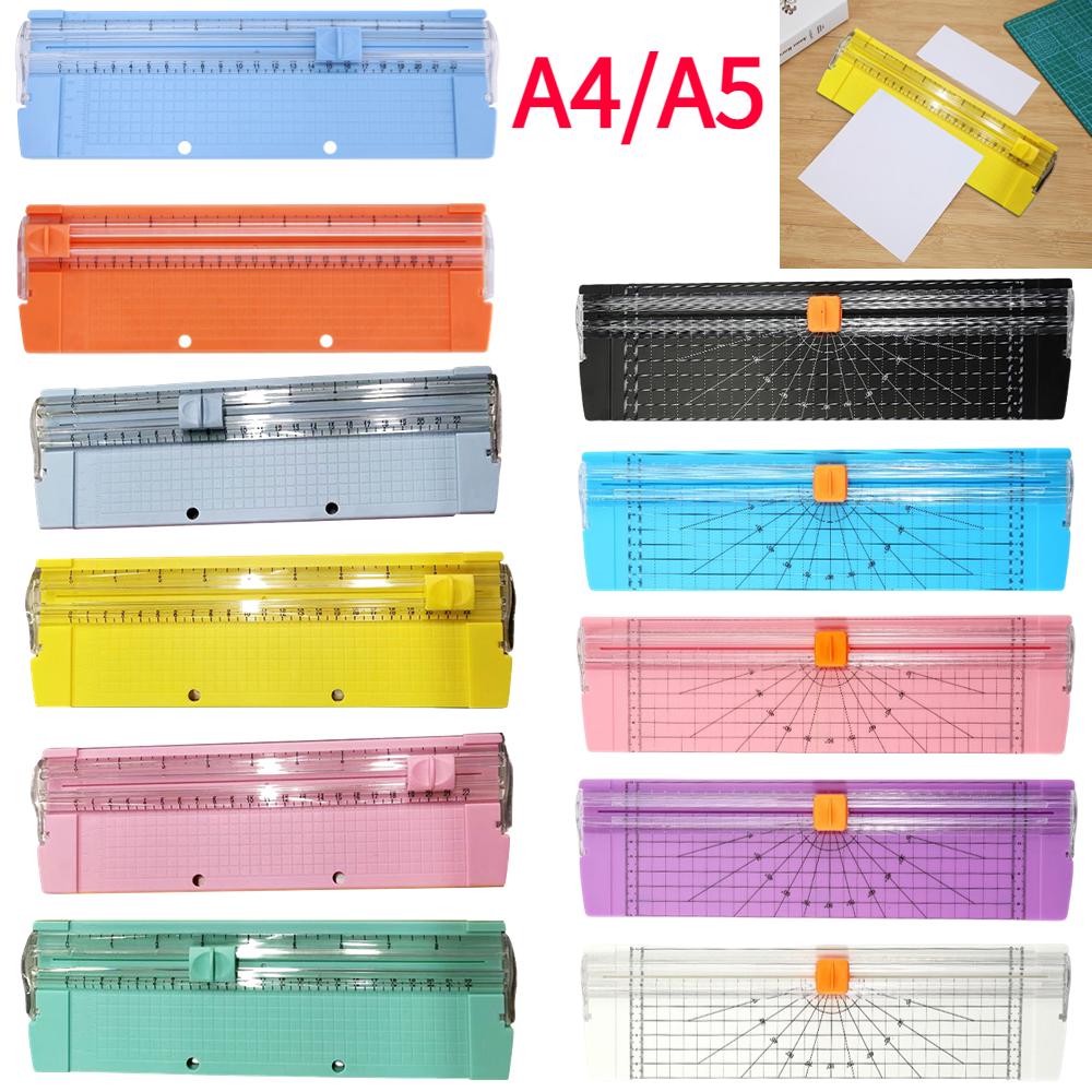 

A4/A5 Precision Paper Photo Trimmers Cutters Guillotine with Pull-out Ruler for Photo Labels Paper DIY Cutting Tool Durable