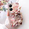 For Vivo Y27 4G Case V2249 Luxury Flower Butterfly Painted Cover Soft Slim Phone Case For Vivo Y27s Y 27 s VivoY27 5G V2302 Bags
