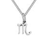 Gold-Plated Stainless Steel Zodiac Pendant Necklace for Women